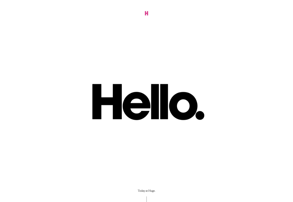 hello minimal web tasarım